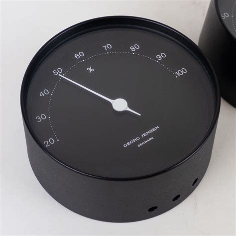 Georg Jensen Koppel Thermometer And Hygrometer