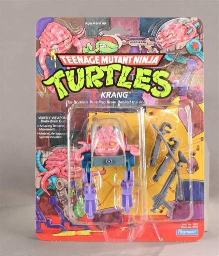 1989 Tmnt Krang Action Figure Moc.