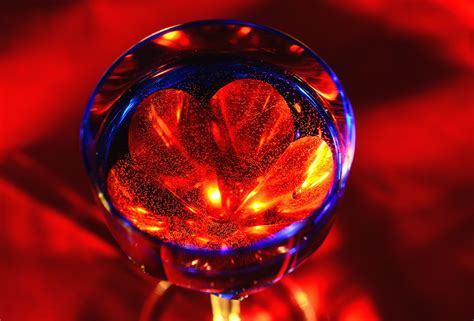 Free picture: abstract, glass, light, red, color, art