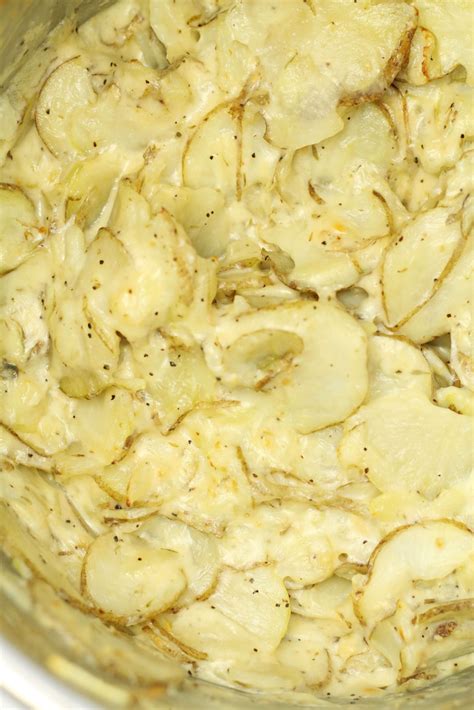 Instant Pot Garlic Parmesan Au Gratin Potatoes 365 Days Of Slow