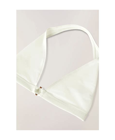 Loro Piana Ocean Triangle Bikini In White ModeSens
