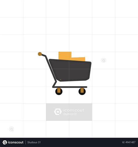 Shopping Cart Animated Icon download in JSON, LOTTIE or MP4 format