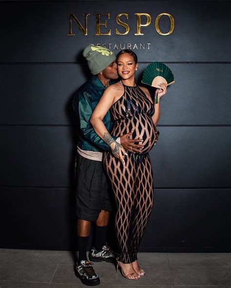 Rihanna Wows In See Through Gown And Shows Off Baby Bump While Out For