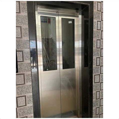 Aluminum Alloy Center Opening Glass Door Landing At Best Price In Delhi Eocon Elevators