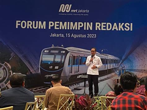 Progress Pembangunan Mrt Fase A Dari Bundaran Hi Kota Tembus Persen