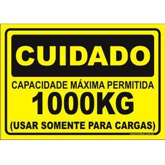 Loja Towbar Placa Cuidado Capacidade Máxima Permitida 1000kg