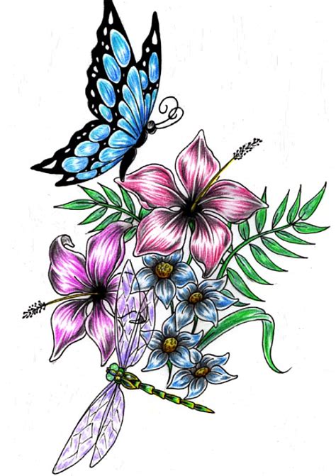 Flower Tattoo Drawings - ClipArt Best