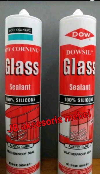 Jual Lem Kaca Silikon Botol Merk Dowsil Sealant Tabung Aquarium Dow