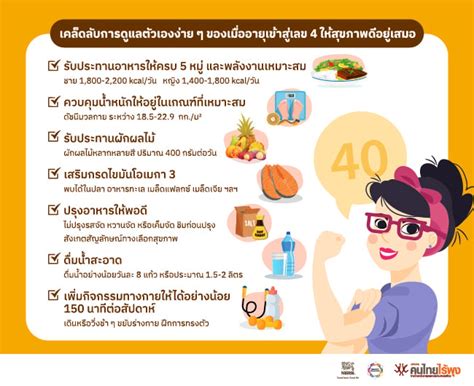 วิธีดูแลสุขภาพวัย 40 ให้แข็งแรงในทุกด้าน เนสท์เล่ ประเทศไทย