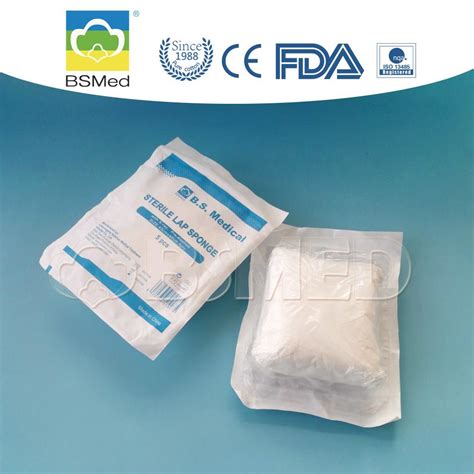 Sterile Radiopaque Lap Sponge Absorbent Lap Sponge For Medical Use