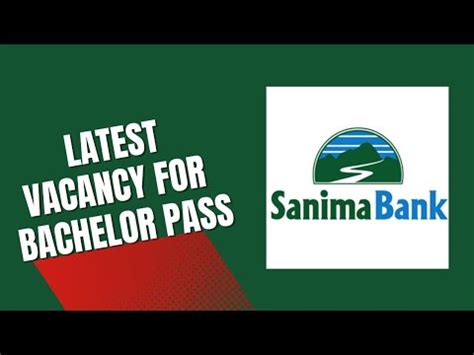 Latest Bank Job In Sanima Bank 2023 YouTube