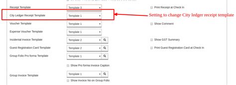 Introducing City Ledger Receipt Template Setting – eZee