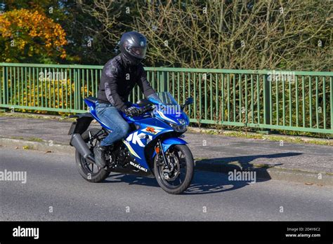 2018 Suzuki Gsxr125 X Al8 Blue Hi Res Stock Photography And Images Alamy