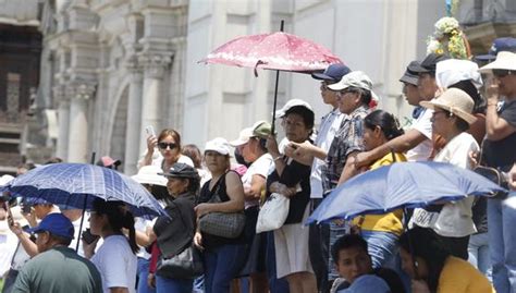 Senamhi ¿cuántos Grados De Calor Soportarán Los Distritos De Lima En