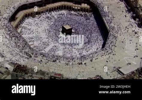 Mecca Saudi Arabia August Pilgrims All Over The World Perform