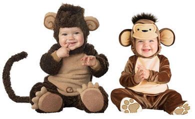 Baby Monkey Costumes for Halloween and Photos