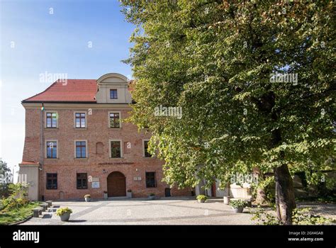 Poznan Poland Cathedral And Other Landmarks On The Island Ostrow