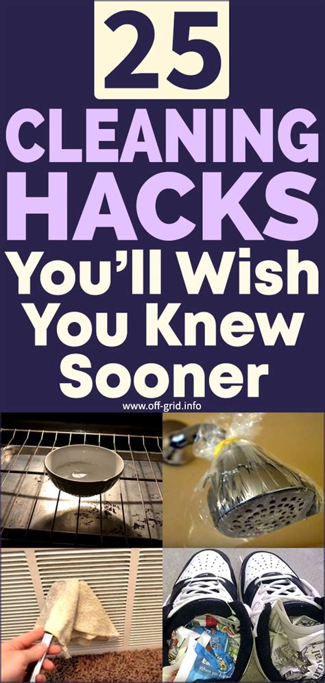 25 Cleaning Hacks Youll Wish You Knew Sooner Off Grid