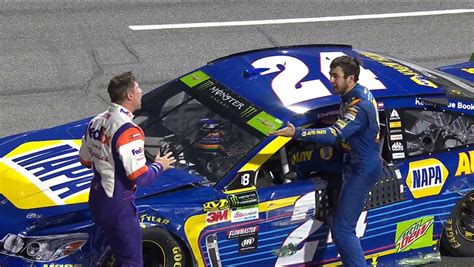 Denny Hamlin Chase Elliott Wreck Hamlin Apologizes