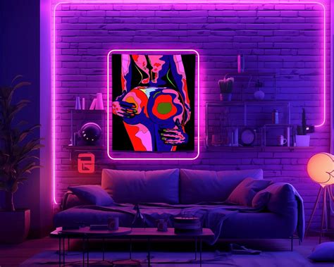 Amazon Qghot Sexy Tapestry Black Light Sexy Poster For Adults Room