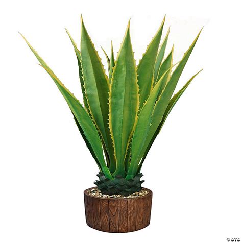 Vintage Home Artificial Faux Real Touch 53 Agave Plant And Fiberstone