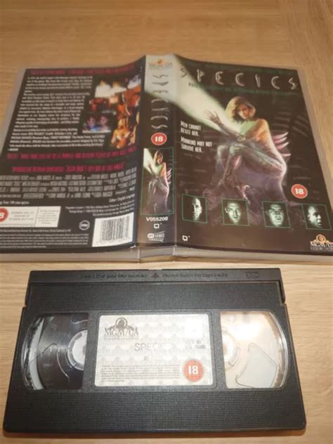 SPECIES VHS EX Rental Big Box Horror Sci Fi Thriller Natasha Henstridge