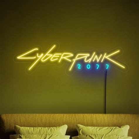 Neon Sign Cyberpunk 2077 - Etsy