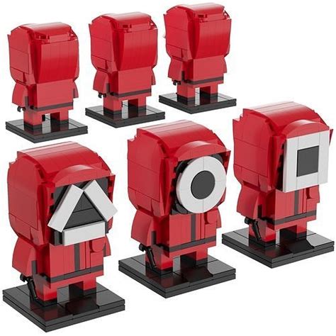 Lego Squid Game Red MOC 3D model | CGTrader