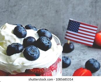 Desserts Party Day Independence Patriotic Colors Stock Photo 1085685314 ...