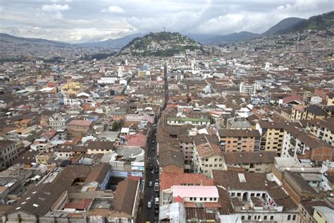 View of Quito Capital City of Ecuador Stock Photo - Image of ecuador ...