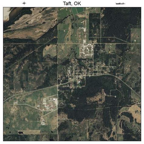 Aerial Photography Map of Taft, OK Oklahoma