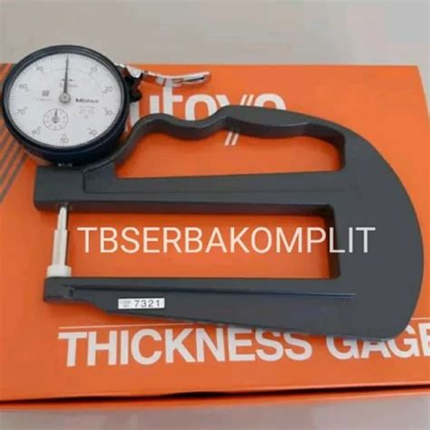 Jual Mitutoyo Dial Thickness Gauge Manual Mm Resolusi