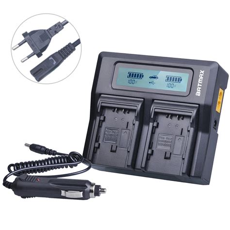 Batmax Ultra Fast VW VBG6 VW VBG6 VWVBG6 LCD Dual Charger For Panasonic