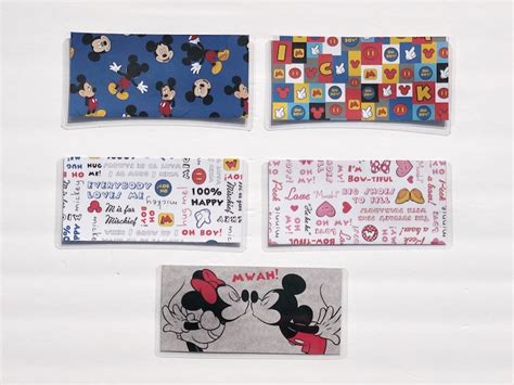 Mickey Mouse Cash Envelopes Cash Envelopes Budget System Etsy