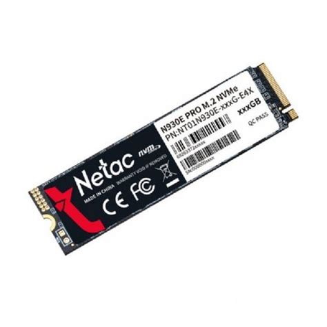 Netac M 2 Nvme 1TB N930E Pro 2080MBs 1700MBs NT01N930E 001T E4X SSD