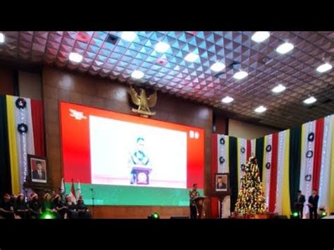 Live Anies Hadir Di Natal Pkb Youtube