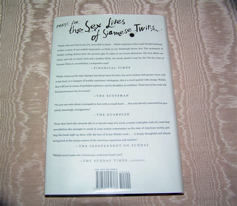 IRVINE WELSH Sex Lives Of Siamese Twins St SIGNED Country Squire Books