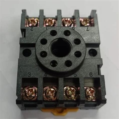 5 Channel Polyamide 8 Pin Relay Socket, Current Output: 20 Amp at Rs 48 ...