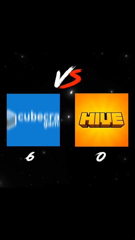 Hive VS CubeCraft Minecraft Hivegames Bedwars Hivebedrock