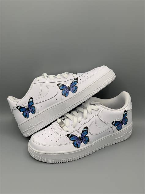 Nike Air Force 1 Butterfly Custom Etsy