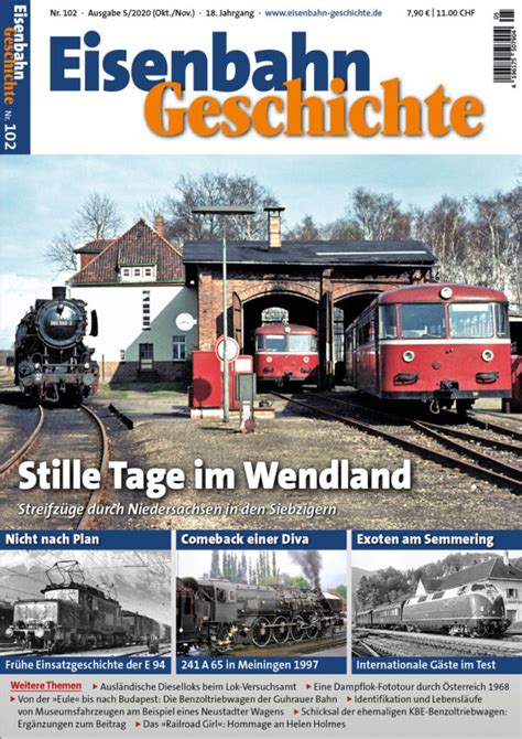 Eisenbahn Geschichte Nr 102 DGEG Medien Online Shop für Bücher