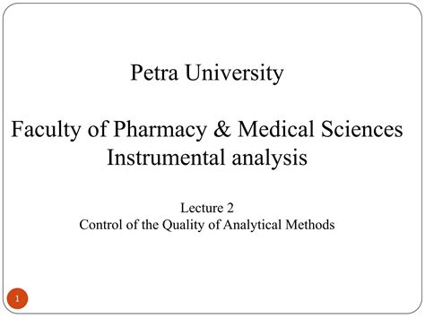 Solution Instrumental Analysis Lecture Pptx Studypool