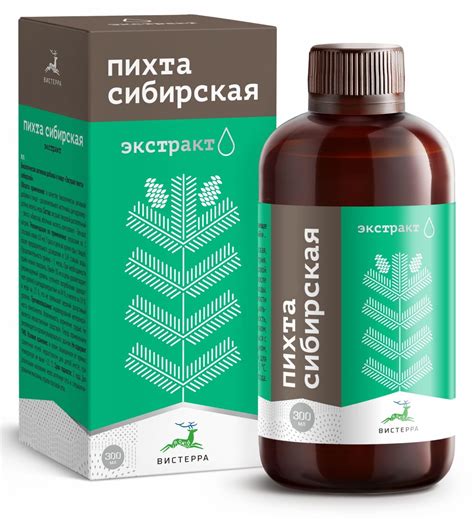 Купить Экстракт Пихты сибирской без подсластителей Вистерра недорого в ...