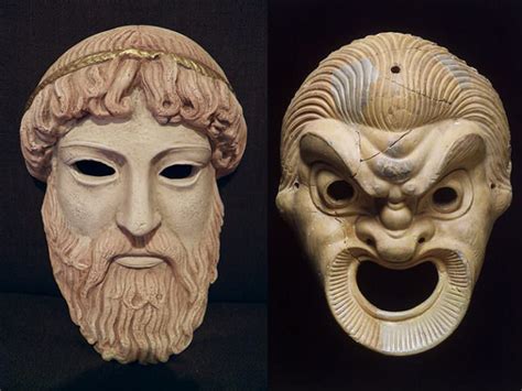 Ancient Greek Theatre Masks Printable