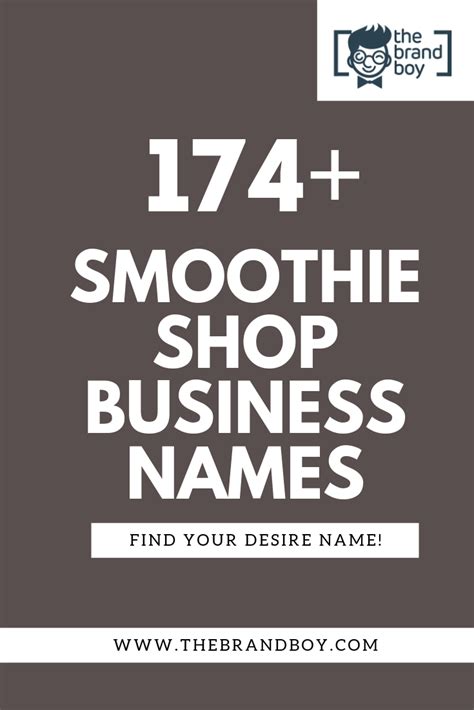 Smoothie Shop Name Ideas And Domains Generator Guide Shop