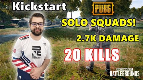 Eu Kickstart Kills K Damage Solo Squads Pubg Youtube