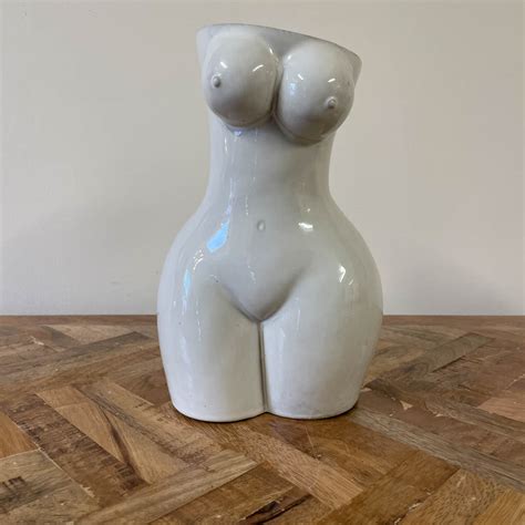 White Naked Female Vase Charlotte S Interiors