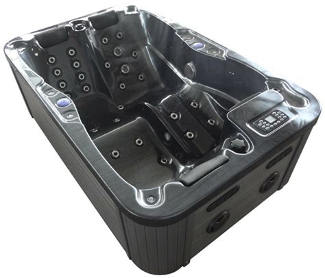 Luxury 2 Lounges Square Acrylic Whirlpool Hydro Jet SPA Bath Hot Tub And Spa