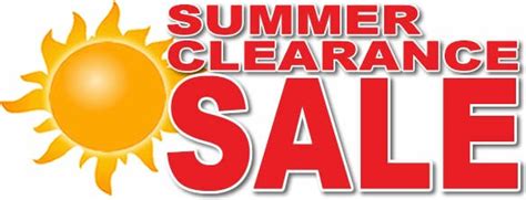 Summer Clearance Sale Starts Today