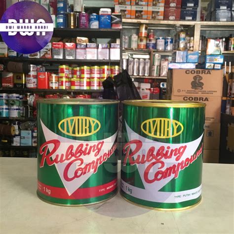 Jual Rubbing Compound Ivory Putih Atau Merah Kompon Mobil Rubbing